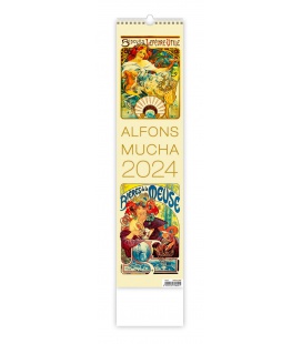 Wall calendar Alfons Mucha 2024