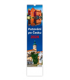 Nástěnný kalendář Putování po Česku - vázanka 2024