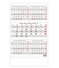 Wall calendar Grey 5 monthly / Pětiměsíční šedý 2024