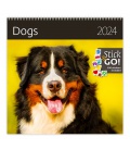 Nástěnný kalendář Dogs 2024