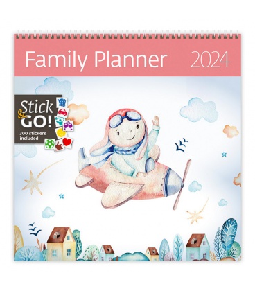 Wall calendar Family Planner 2024