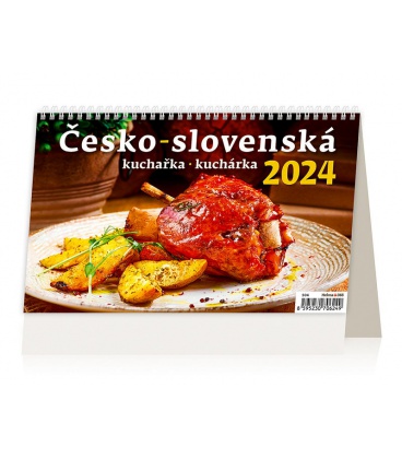Table calendar Česko-slovenská kuchařka/kuchárka 2024