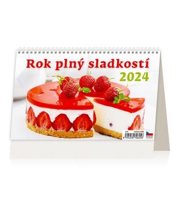 Stolní kalendář Rok plný sladkostí 2024