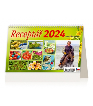 Table calendar Receptář 2024
