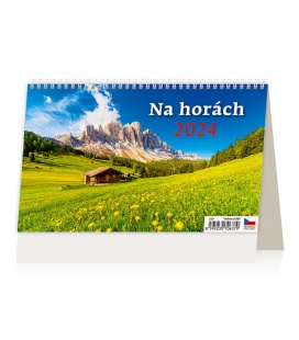 Stolní kalendář Na horách - 14denní 2024