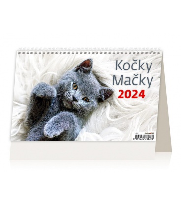 Table calendar Kočky/Mačky 2024