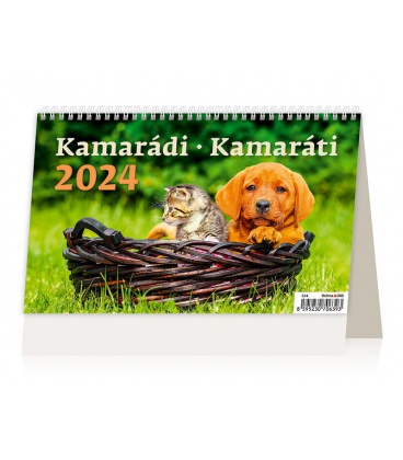 Tischkalender Kamarádi/Kamaráti 2024