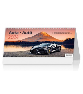 Table calendar Auta/Autá 2024