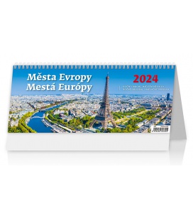 Table calendar Města Evropy/Mestá Európy 2024