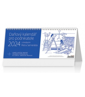 Table calendar Daňový kalendář pro podnikatele 2024