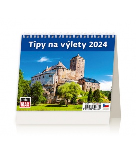 Tischkalender MiniMax Tipy na výlety 2024