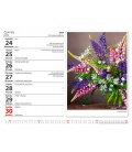 Table calendar MiniMax Květiny/Kvetiny 2024