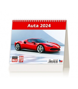 Stolní kalendář MiniMax Auta 2024
