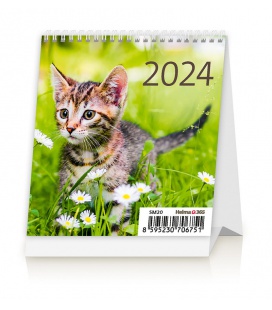 Stolní kalendář Mini Kittens 2024