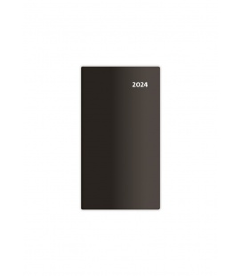 Pocket diary fortnightly PVC - Torino black 2024