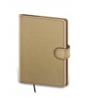 Daily Diary A5 Flip - beige, brown 2024