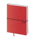 Daily Diary A5 Flexio - red 2024