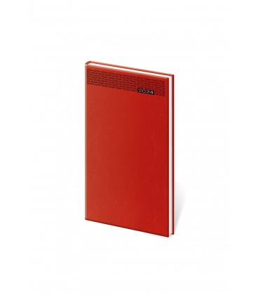 Weekly Pocket Diary Gommato - red 2024