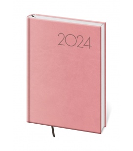 Daily Diary A5 Print - pink 2024