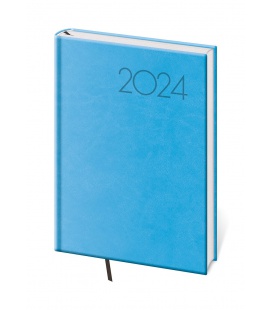 Tagebuch - Terminplaner A5 Print - hell blau 2024
