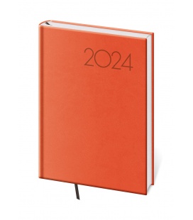 Wochentagebuch-Terminplaner A5 Print - orange 2024