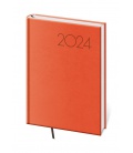 Wochentagebuch-Terminplaner A5 Print - orange 2024