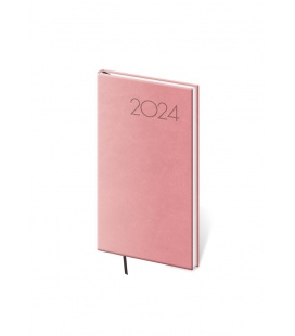 Weekly Pocket Diary Print - pink 2024