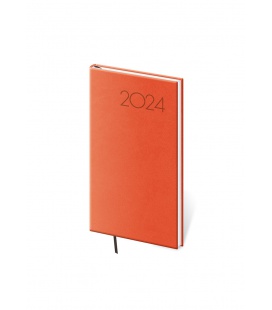 Weekly Pocket Diary Print - orange 2024