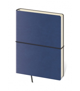 Notepad - Zápisník-FLEXIO Blue-lined L blue 2024