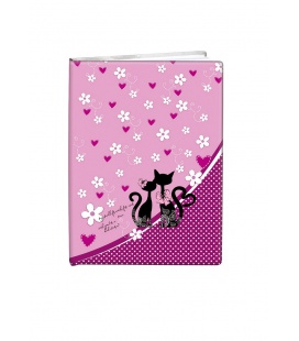 Notepad - Památník A5 13x18cm unlined /5ks/ Cats Love 2024