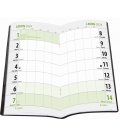 Pocket diary fortnightly PVC - bordo 2024
