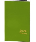 Pocket-Terminplaner vierzehntägig PVC - grün 2024