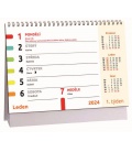 Table calendar Poznámkový mikro - Kancelář 2024