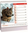 Tischkalender Kočky mini /s kočičími jmény/  2024