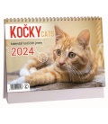 Table calendar Kočky /s kočičími jmény/ 2024