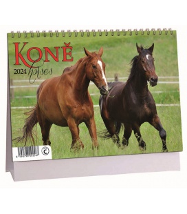 Stolní kalendář Koně 2024