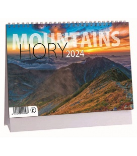 Stolní kalendář Hory 2024