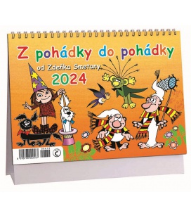 Stolní kalendář Z pohádky do pohádky 2024