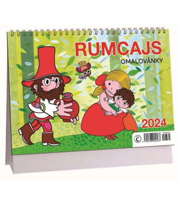 Table calendar Rumcajs - omalovánky 2024