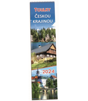 Nástěnný kalendář Toulky českou krajinou - vázanka 2024