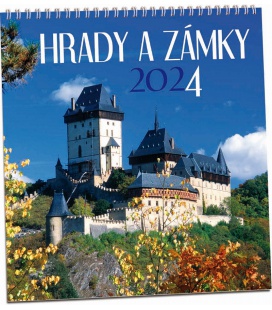 Wall calendar Hrady a zámky 2024