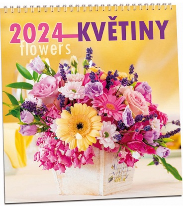 Wall calendar Květiny 2024