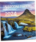 Wall calendar Národní parky 2024