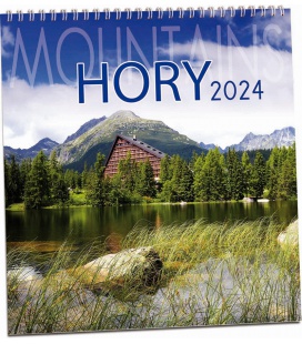 Nástěnný kalendář Hory 2024