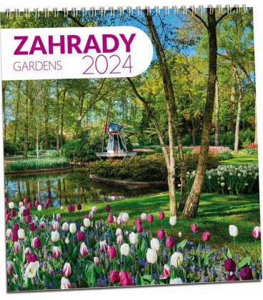 Nástěnný kalendář Zahrady 2024