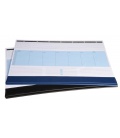 Desktop-Kalender mapa A2 Wochenkalender UNI 55 listů + PVC klapna schwarz 2024