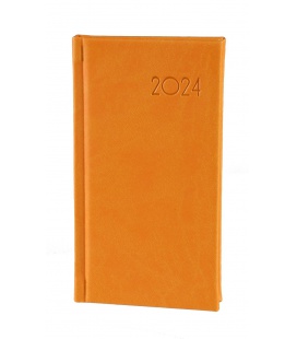 Weekly Pocket Diary A6 koženka Vivella COLOR ocher 2024