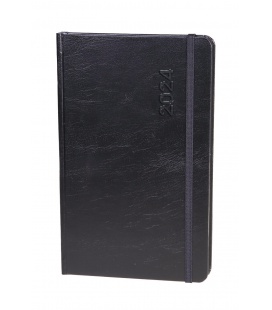 Weekly Diary - Notepad "TREND" Balacron black, black 2024