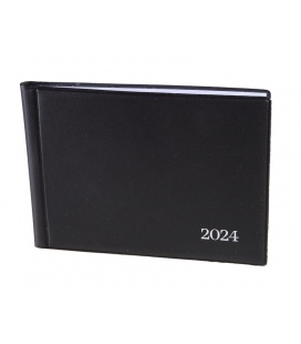 Weekly diary 803  PVC black 2024
