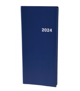 Terminplaner 718  - Monatlich PVC blau 2024